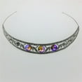 thumbnail image 2 of Tiara de Diadema Nupical de Diamante Falso Cristal para Mujeres Esposa Chicas Casamiento Amarillo, 2 of 9