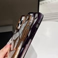 thumbnail image 5 of Case for iPhone 15 Pro Max Plating Gradient Glitter Cover Anti-Scratch Shockproof Protective iPhone 15 Pro Max Case for Women Girls, Purple, 5 of 11