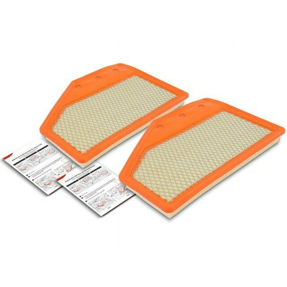 Engine Air Filter Set 2 - Compatible with 2018 - 2020 Buick Regal TourX 2.0L 4-Cylinder 2019