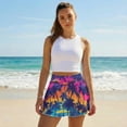 thumbnail image 3 of KUIFORTITree Palm Women Golf Skirts with Pockets Durable High Waisted Athletic Skorts Skirts Casual Polyester Summer Clothes for Athletic Skorts Sports Running Pickleball, 3 of 7