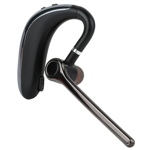 Wireless Headset, TeqHome Wireless Wireless Earpiece V5.0 Hands-Free Earphones 180° Rotatable Left Right Ear for Driving/Business/Office, Compatible with iPhone and Android (Black)