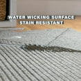 thumbnail image 3 of Homespice Smoke Washable 4x6' Rug for Living Room, Bedroom Rug and Dining Room, Indoor-Outdoor Patio Rug Pet Friendly. Decor Style- Farmhouse Rug, Rustic, Country, Gray Braided Rug, 3 of 8