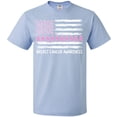 thumbnail image 3 of Inktastic Breast Cancer Awareness Pink Ribbons and Flag T-Shirt, 3 of 5