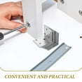 thumbnail image 4 of 10 Pcs Iron Angle Code Corner Connectors for Wood Shelves Bracket Chair Brackets Heavy Duty Corner Brace Angle Brackets, 4 of 6
