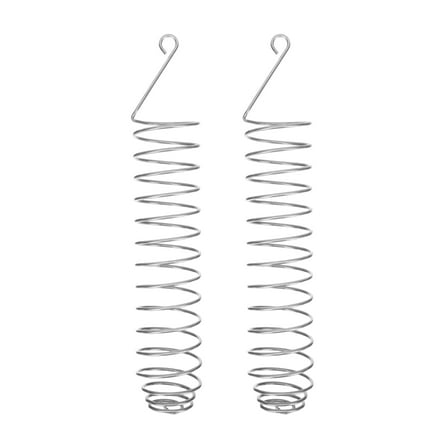 LOLIPPYY Set of 2 Stainless Steel Squirrel Feeders for Outdoor Garden Use, Easy to Fill and Weather