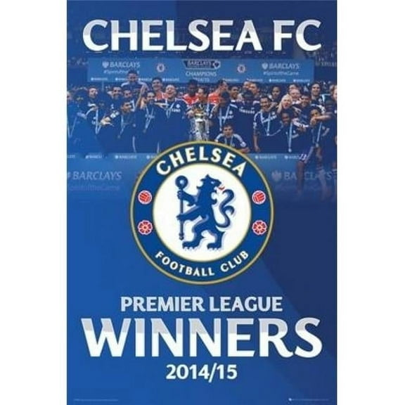 Posterazzi PSPPSA034054 Chelsea Fc - Premier League Winners 2014-2015 Poster Print - 24 x 36 in.