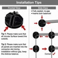 thumbnail image 4 of Lsupdaol 32 Count Black Adult Cube Connectors Modular Closet Organizer Parts, 4 of 5