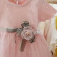 thumbnail image 5 of Toddler Girls Tutu Dress Cotton Cute Mesh Stitching Bottoming Short Sleeve Sweet Princess Dress, 5 of 6