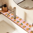 thumbnail image 2 of Yayeee Faucet Mat for Kitchen Sink 14.7" Diatomite Long Splash Guard Pad, Cute Oranges, 2 of 7
