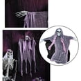 thumbnail image 4 of Billuyoard Decoración de fantasmas colgantes de Halloween, cortina de aparición, cabeza de Calavera, esqueleto, colgador volador, favores de Kits de decoración para fiestas, 4 of 4
