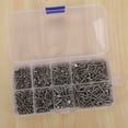 thumbnail image 2 of 2400Pcs Stainless Steel Self Tapping Screw Assortment Kit Lock Nut Wood Thread Nail Screw Sets M2, 2 of 5
