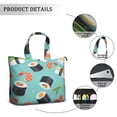 thumbnail image 2 of Weekender Bag Sports Gym Tote Bag for Travelers on Short Trips Sushi, 2 of 5