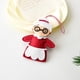 thumbnail image 5 of xihome Juego de adornos navideños de tela no tejida con diseños de copos de nieve para decorar el rbol, adornar regalos y para manualidades festivas., 5 of 6