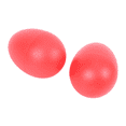 thumbnail image 3 of 3 Paires d'Œufs Musicaux en Plastique Maracas Shakers Rouges, 3 of 7