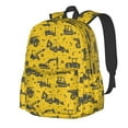 thumbnail image 1 of Bingfone Vintage Excavator Pattern Large Capacity Student Backpack, Wear-resistant and Lightweight School, Work, Travel, Sports Backpack, Unisex, 1 of 8