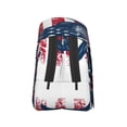 thumbnail image 3 of Kdxio bass fish with the USA flag for Double Compartment Pen Case Oxford Organizer with Zipper Pockets for Students Artists, 3 of 7