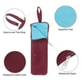 thumbnail image 4 of Umbrellas Bag Carry Bag 4.9"x13.4" Portable Reversible Wet Umbrella Sleeve Folding Cover Waterproof Pouch Case Wine, 4 of 5