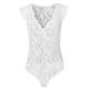 thumbnail image 3 of Gibobby Lenceria mujer sexy Día de San Valentín Camisa de mujer Camisa de encaje sexy Ver a través de Casual Slim Fit Tops Tallas grandes Manga corta Cuello en V profundo(Blanco, 5XL), 3 of 5