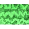 thumbnail image 1 of Ahgly Company Indoor Rectangle Abstract Green Modern Area Rugs, 2' x 4', 1 of 4