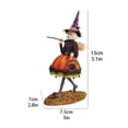 thumbnail image 2 of Halloween Decoration Witch Statue Witch with Bird Cage Figurine Resin Desktop Ornaments Garden Shelf Tabletop Craft Party Supplies Fall Farmhouse Decor Cute Office Decor Autumn, 2 of 3
