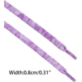 thumbnail image 3 of Zhengup Flat Colorful Shoelaces Gradient Colors Shoe Laces for Boots Sneakers 2 Pairs, 3 of 4