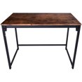 thumbnail image 5 of Console Table Bureau Bureau à Domicile Bureau d'Ordinateur pour Entrée Noir et Brun Rustique, 5 of 5