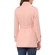 thumbnail image 3 of Abrigo de invierno de longitud media con doble botonadura y cuello alto para mujer Inspire Chic, color rosa, 3 of 6