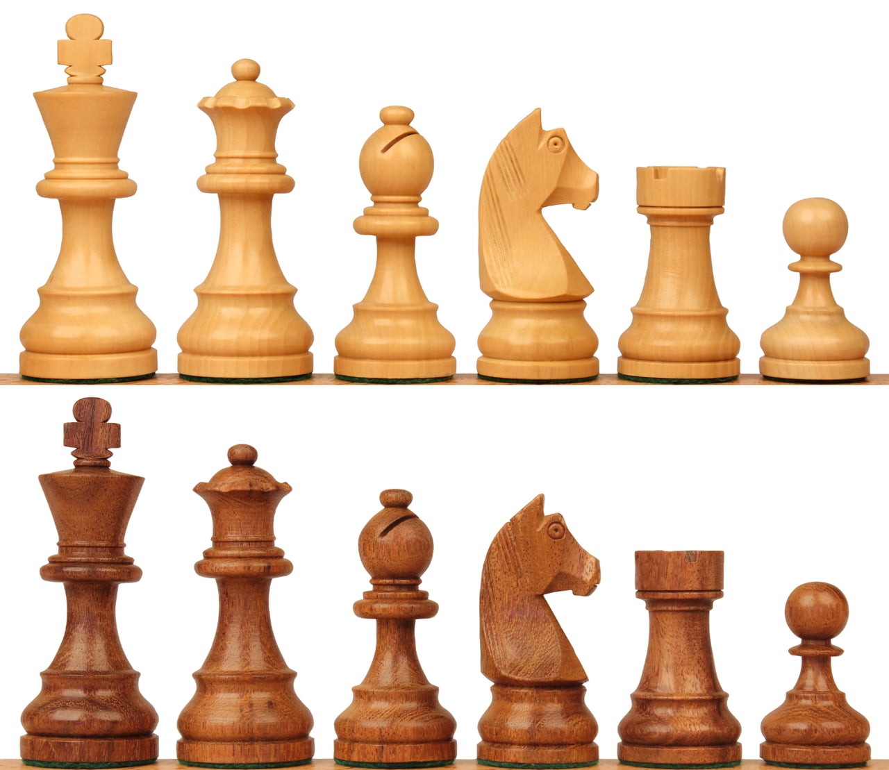 The Marvelous Series Chess Pieces 3.25 Boxwood & Ebonized
