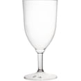 thumbnail image 1 of Party Essentials Disposable Hard Plastic One Piece 8 oz Wine Glasses, 40 Count, Clear, 1 of 6