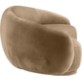 thumbnail image 4 of Meridian Furniture Emery Beige Velvet Sofa, 4 of 9