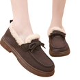 thumbnail image 5 of Willtoo Womens Slip On Snow Boots Thick Warm Fleece Lined Casual Winter Shoes, 5 of 5
