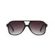thumbnail image 1 of Vintage Retro 70s Sunglasses for Women Men Classic Large Squared Aviator Frame UV400 Trendy Orange Glasses (Black, 60) Freckles Mark Freckles Mark, 1 of 2