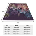 thumbnail image 3 of Balery Fireworks2 Manta de Felpa Suave y Acogedora – Cobija de Franela Aterciopelada para Cama, Lavable y Cálida para Sofá, Mascotas, Transpirable-40"x30", 3 of 7