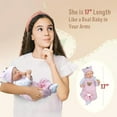 thumbnail image 2 of RSG Reborn Baby Dolls Soft Cloth Body Real Life Baby Lifelike Reborn Babies with Accessories & Gift Box for Kids Age 3+, 2 of 7