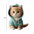 thumbnail image 6 of Naierhg Cute Kitten Car Vent Clips Refillable Car Diffuser Cat Air Vent Clips Car Air Freshener for Aesthetic Air, 6 of 8