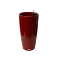 thumbnail image 2 of Algreen Modena Planter, 30-In. Round Taper Planter, Self-Watering, Glossy Red, 2 of 2