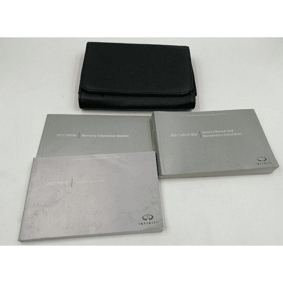 2017 Infiniti Q50 Owners Manual Set with Case OEM K01B51002
