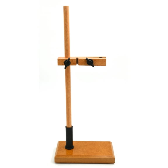 Burette Stand - Single, made of seasoned hardwood