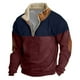 thumbnail image 1 of Spring And Autumn Men's Standing Collar Sweatshirt Is Outdoor Casual Sweaters Tops 2XL, 1 of 3