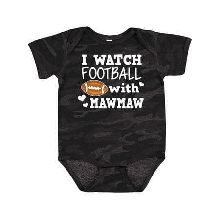

Inktastic I Watch Football with My Mawmaw Gift Baby Boy Bodysuit