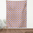 thumbnail image 3 of Ethnic Fabric by the Yard, Traditional Pattern of Kazakh and Turkish Motifs and 4 Petal Flower Print, Decorative Upholstery Fabric for Chairs & Home Accents, Multicolor by Ambesonne, 3 of 4