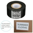 thumbnail image 3 of Unique Bargains 1.18'x328' (30mmx100m) Wax Thermal Transfer Ribbon, 1 Roll 1' Core Ink Out Barcode Printer Ribbon, Black, 3 of 6