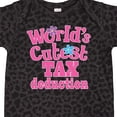 thumbnail image 4 of Inktastic Tax Deduction Worlds Cutest Girls Girls Baby Bodysuit, 4 of 5