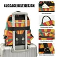 thumbnail image 3 of FORMRS Mini Backpack Purse for Women Quilted Travel Daypack Casual Shoulder Bag, Black Cat, 3 of 7
