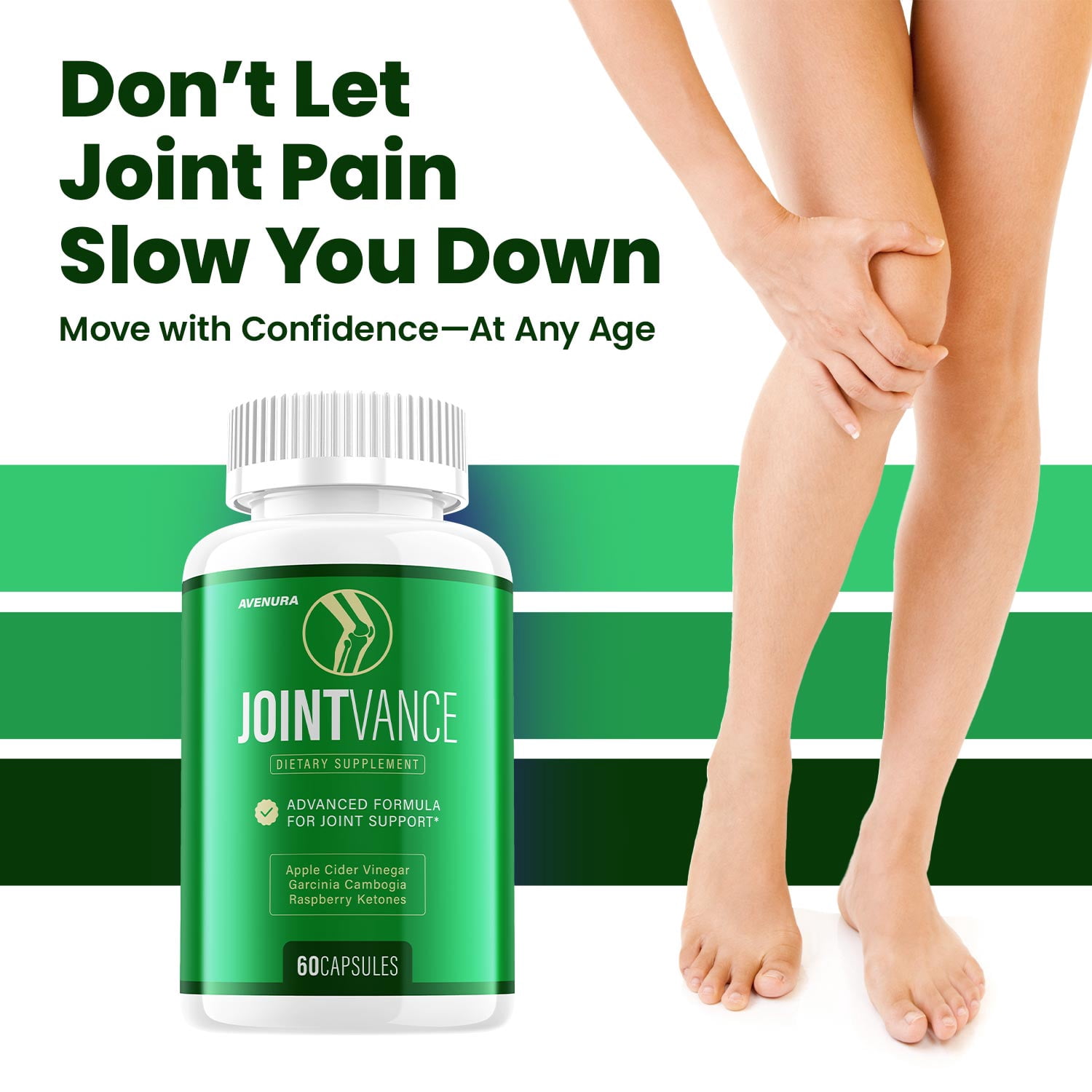 JointVance Capsule – Joint Vance Advanced Formula for Joint Support Supplement, 5 Pack, 300 Capsules