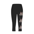 thumbnail image 5 of Pantalones de Ajuste Seco de la Moda de las Mujeres Imprimidas Leggings, Deporte de Yoga Elástico de Poliéster Elástico Respirable, 5 of 5