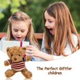 thumbnail image 4 of Bears Plush Teddy Bear Soft Toys Cute Plushies Dolls Plush Doll Figure Soft Cute Stuffed Doll in T-shirt Birthday Christmas Valentines Gifts for, 4 of 5