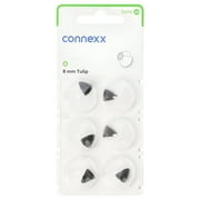 Connexx Eartip 3.0 Tulip, 8mm Hearing Aid Tips, Comfortable and Secure, 6 Pieces