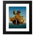 thumbnail image 2 of Maxfield Parrish 15x18 Black Modern Framed Museum Art Print Titled - Fisherman on Pier (1921), 2 of 5