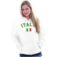 thumbnail image 4 of Italian Flag Italy Soccer Fan Pride Hoodie Sweatshirt Women Men Brisco Brands M, 4 of 6